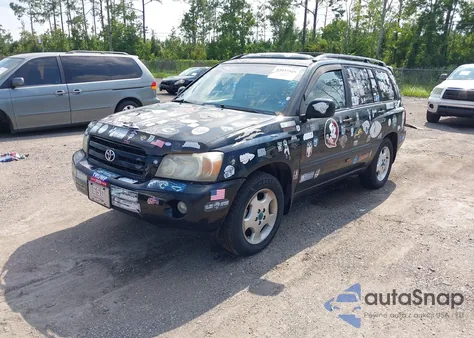 2004 Toyota Highlander Limited V6 from USA, damaged, VIN JTEDP21A840032261